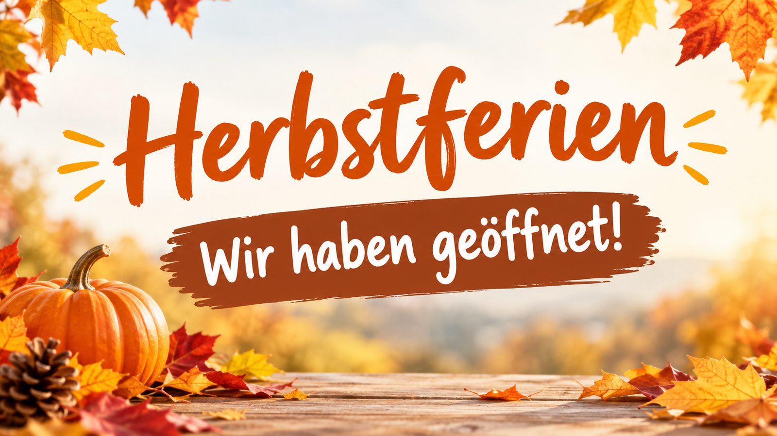 Herbstferien, Ferienbetreuung